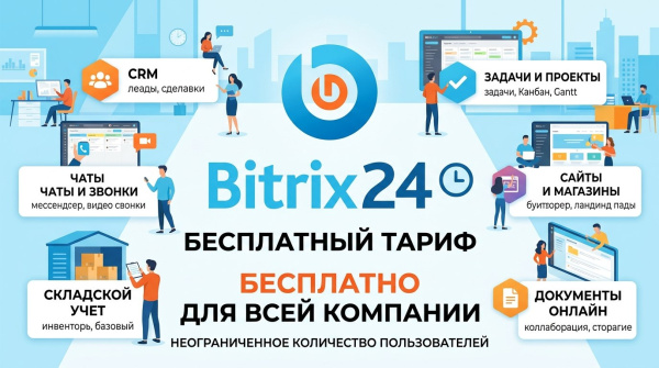 Бесплатный тариф Битрикс24